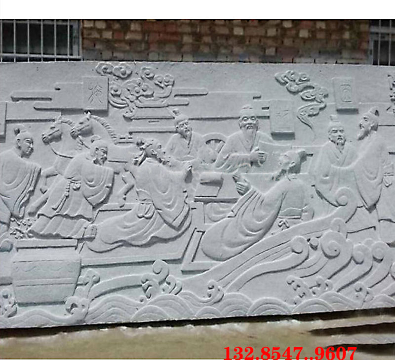 石雕浮雕裝飾圖寺廟園林學(xué)校壁畫(huà)浮雕立體形態(tài)