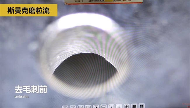 鋁合金<a href='http://aspachord.cn' target='_blank'><u>交叉孔去毛刺</u></a>，<a href='http://aspachord.cn' target='_blank'><u>流體拋光機</u></a>約20秒一個